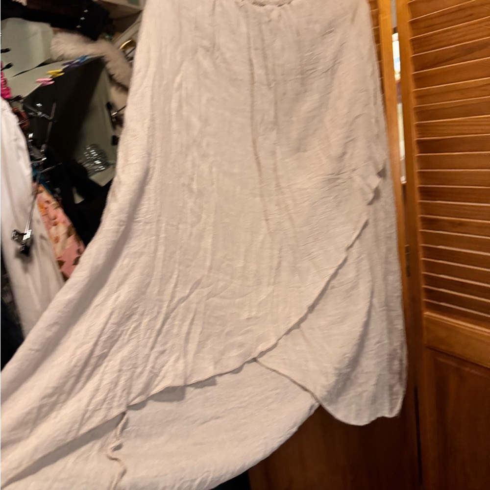 Mlle Gabrielle Cream A-Line Skirt